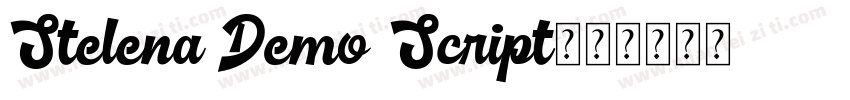 Stelena Demo Script字体转换